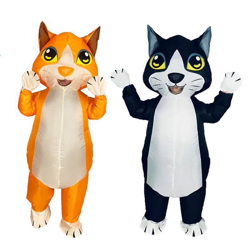 Cosplay Prop Business - Halloween Prank Inflatable Suit Orange Black
