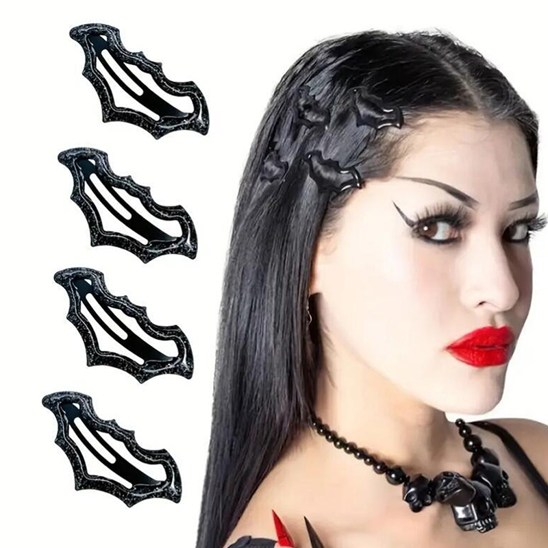 Cosplay Bat Prop - △ 10Pcs Halloween Bat Hairpins Set