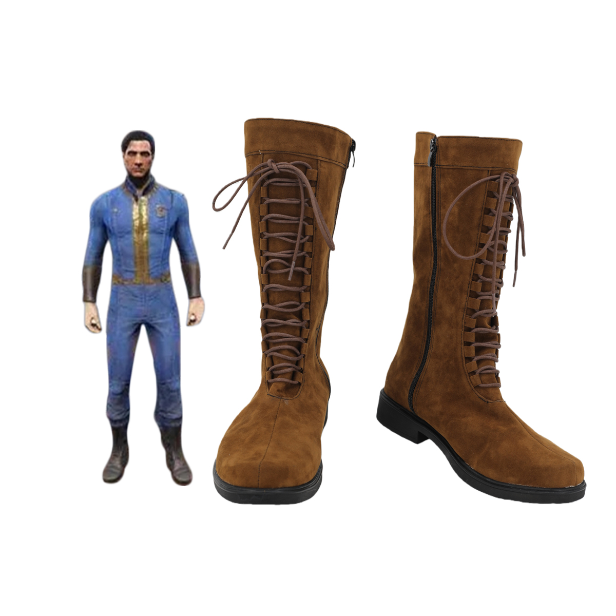Fallout Cosplay Prop - Fallout 4 Vault Suit Cosplay Shoes