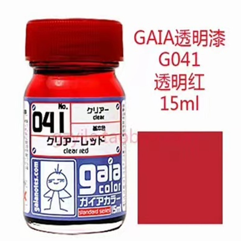 Metallic Spray Paint - GAIA 041 Transparent Red Model Coloring