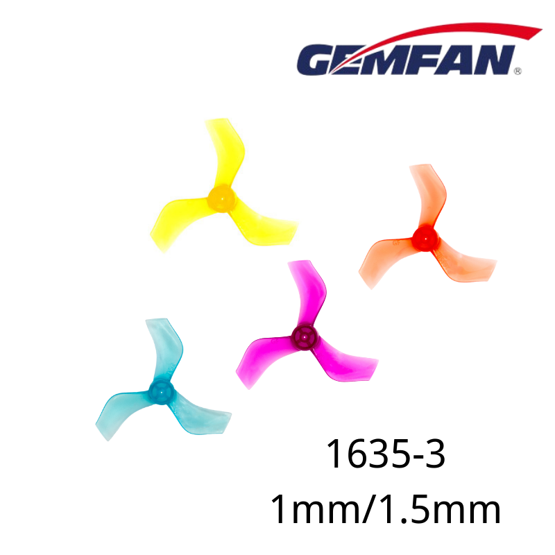 Ekko Cosplay Prop - Gemfan 1635 40mm 3-Blade Propeller 8Pairs