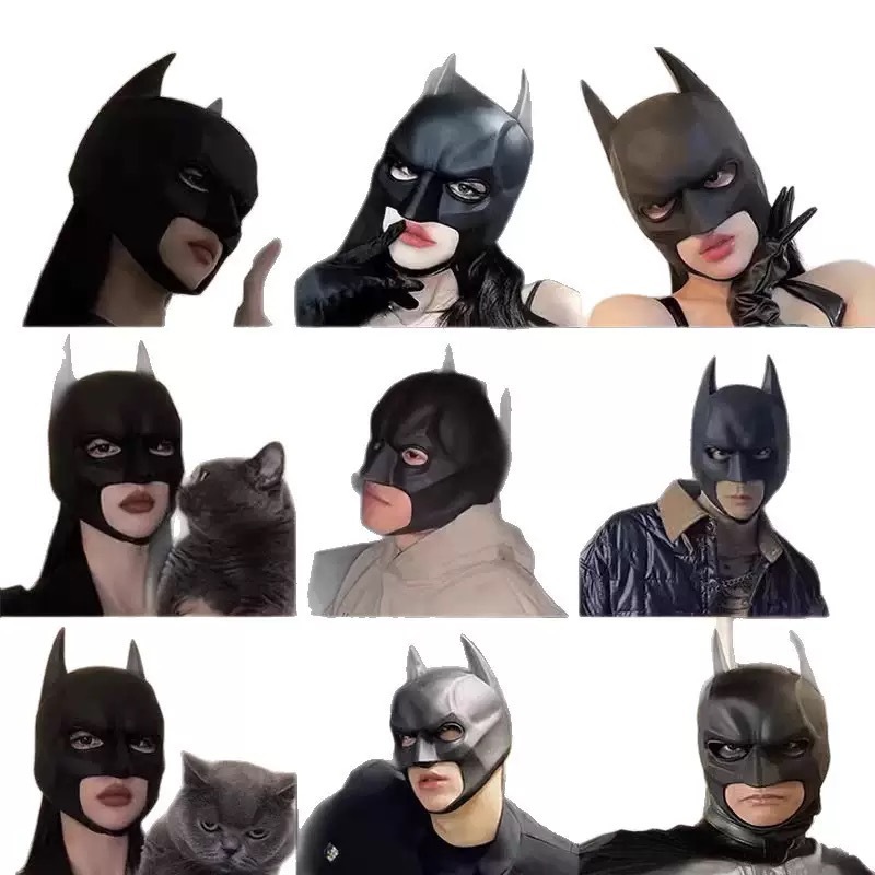 Cosplay Bat Prop - Men's and Women's Latex Mask Head