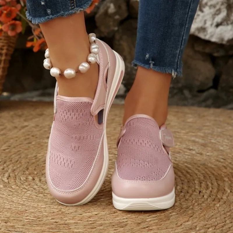 Women Platform Slip on Sneaker - огляд і ціна Velcro Hook Loop