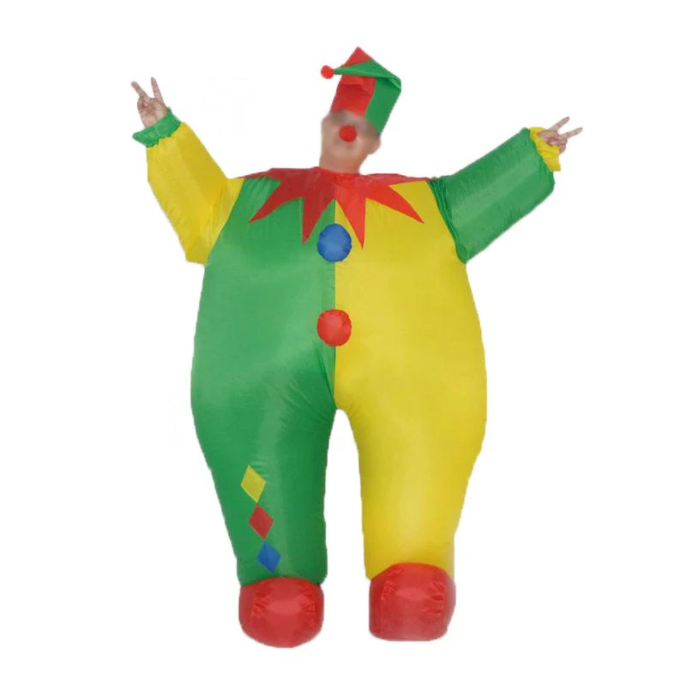 Circus Clown Inflatable Suit A - огляд і ціна Cosplay Prop Business