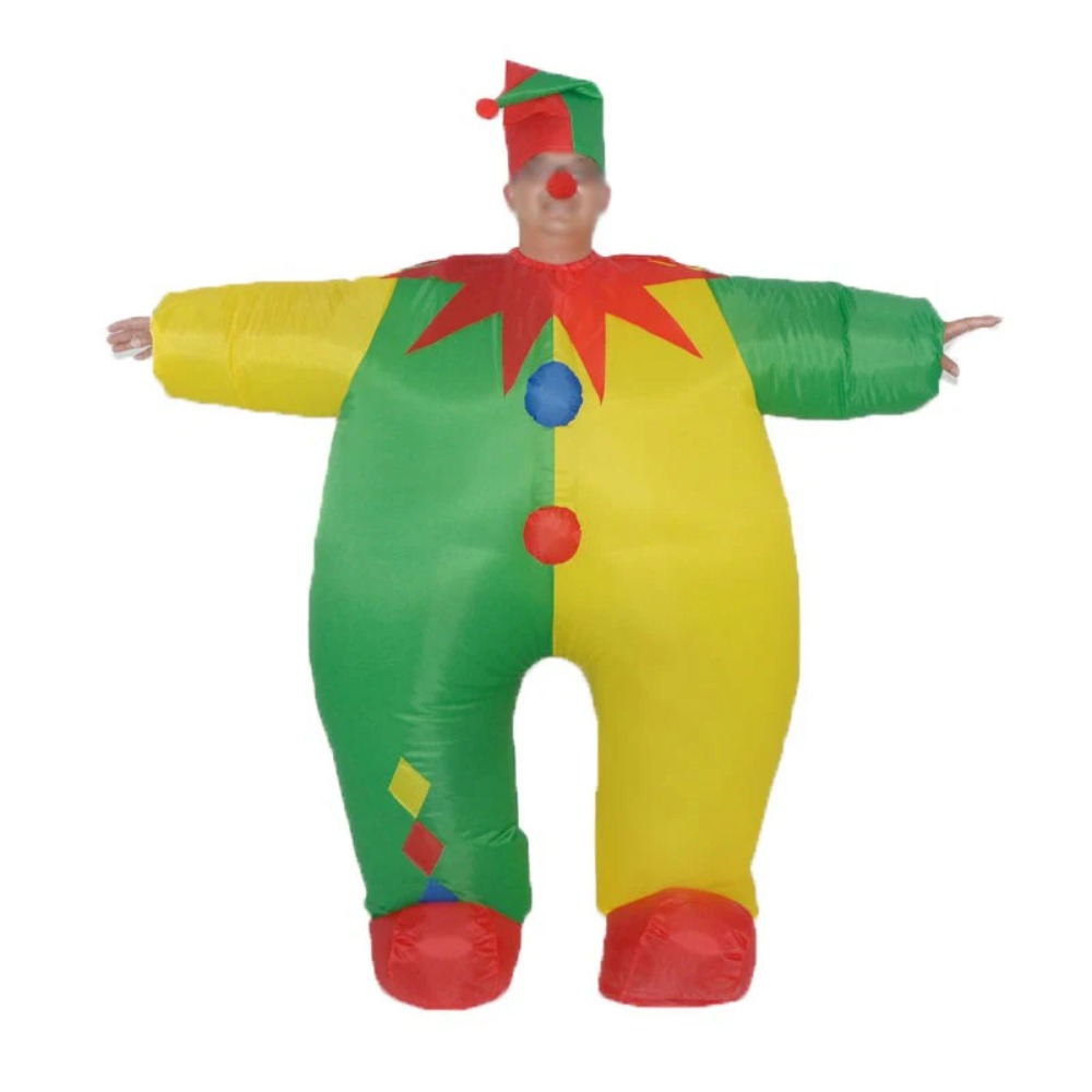 Circus Clown Inflatable Suit A - огляд і ціна Cosplay Prop Business
