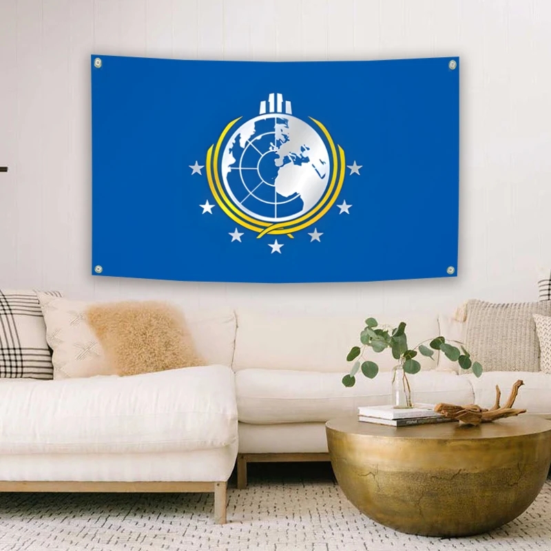Super Earth Flag Helldivers 3x - огляд і ціна Fallout Cosplay Prop