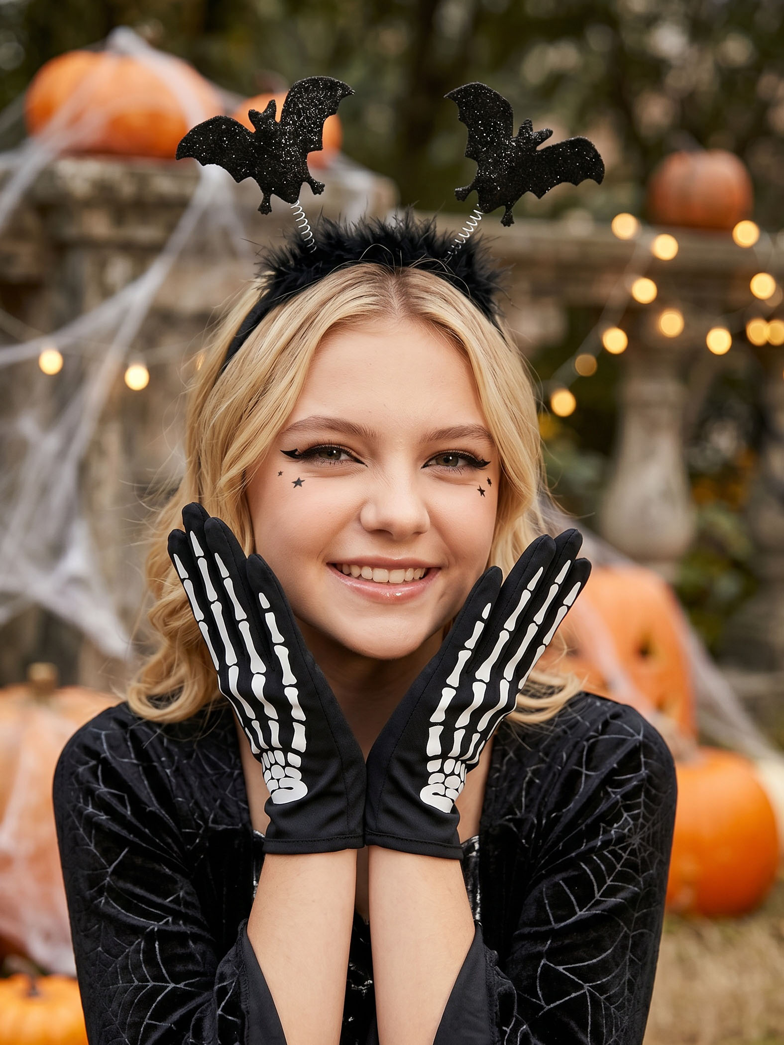 2Pcs Teen Girls Halloween Acce - огляд і ціна Cosplay Bat Prop