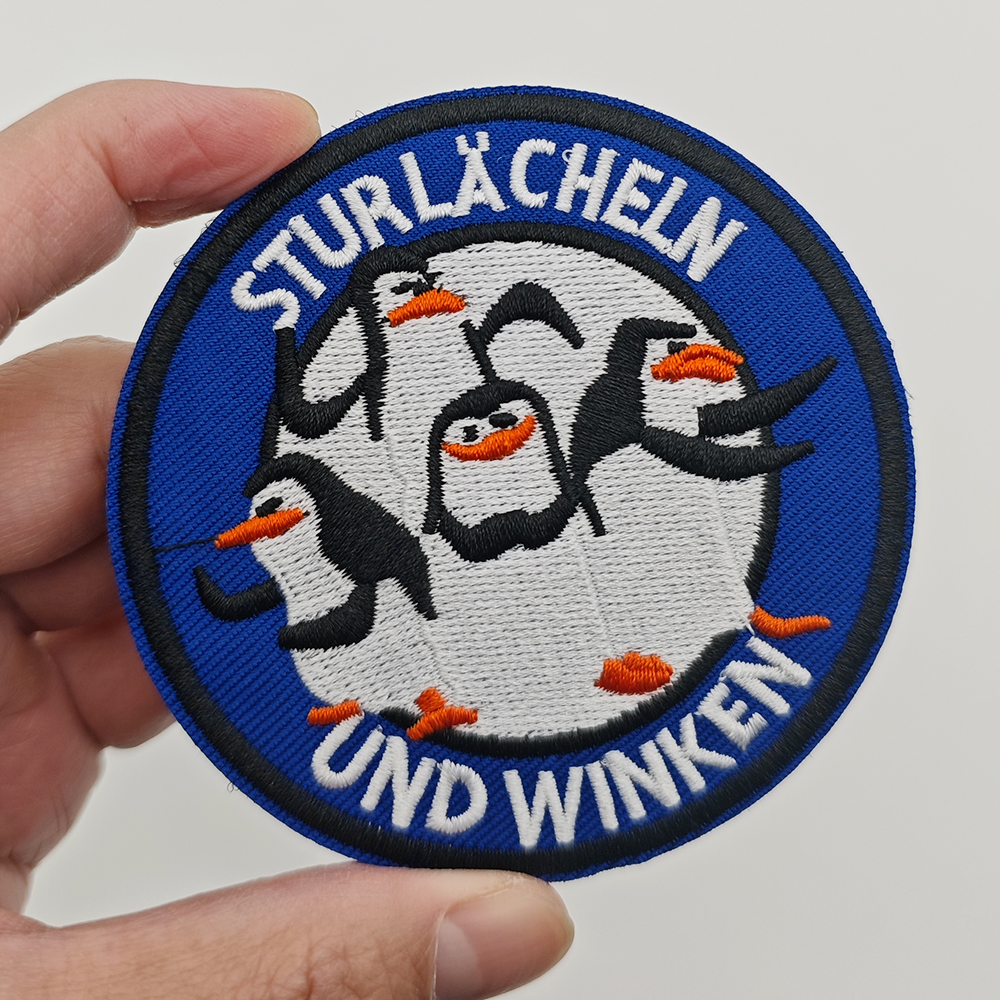 Novelty Cartoon Penguin Embroi - огляд і ціна Velcro Hook Loop