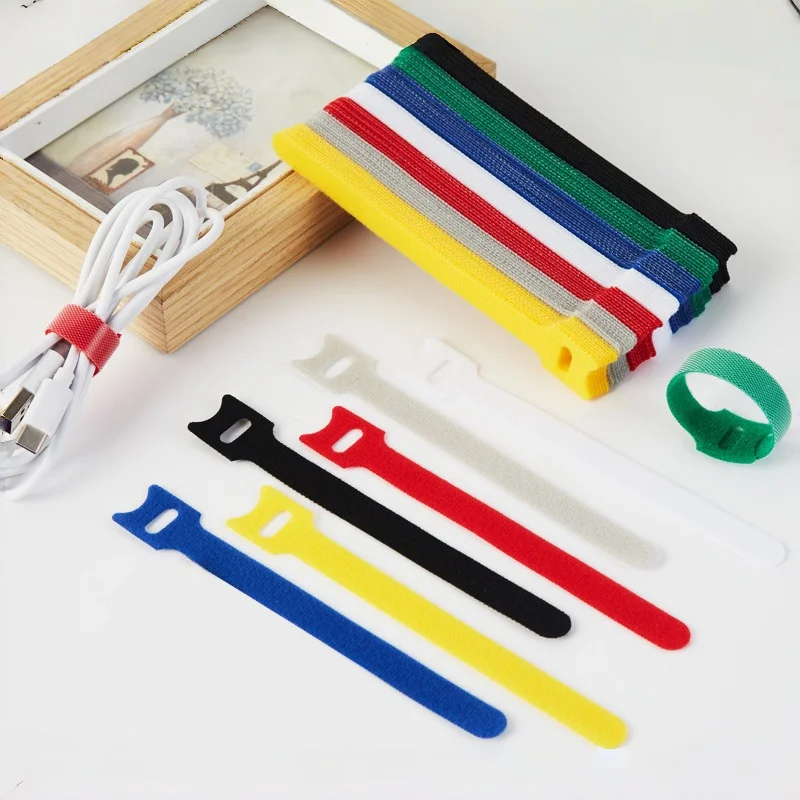 Cut-Free Reusable Cable Organi - огляд і ціна Velcro Hook Loop