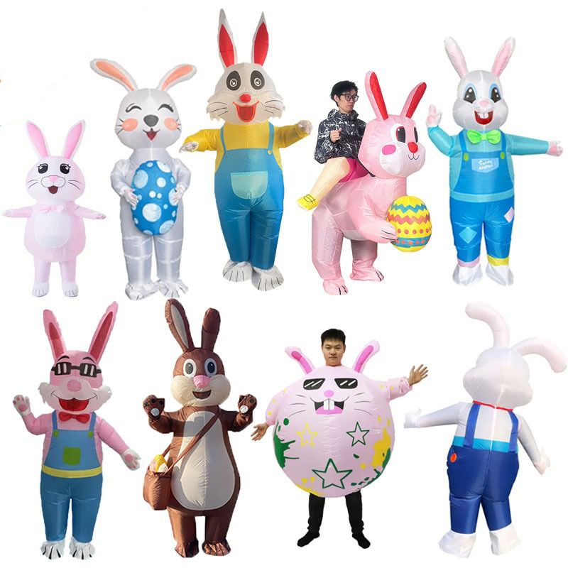 Rabbit Inflatable Suit Christm - огляд і ціна Cosplay Prop Business