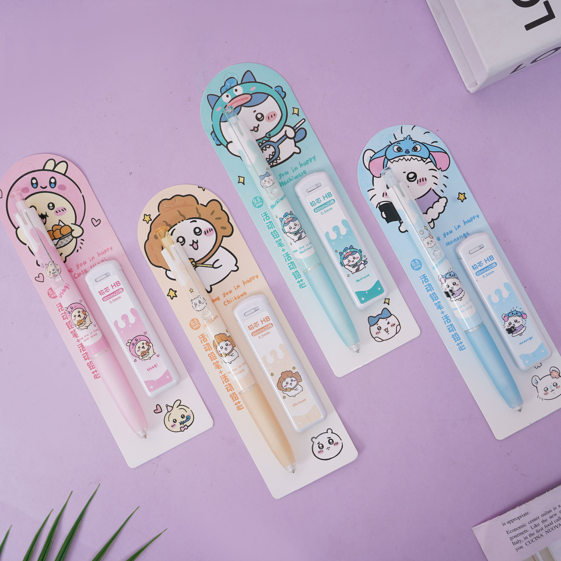 4Pcs Anime Chiikawa 0.5MM Mech - огляд і ціна Ekko Cosplay Prop