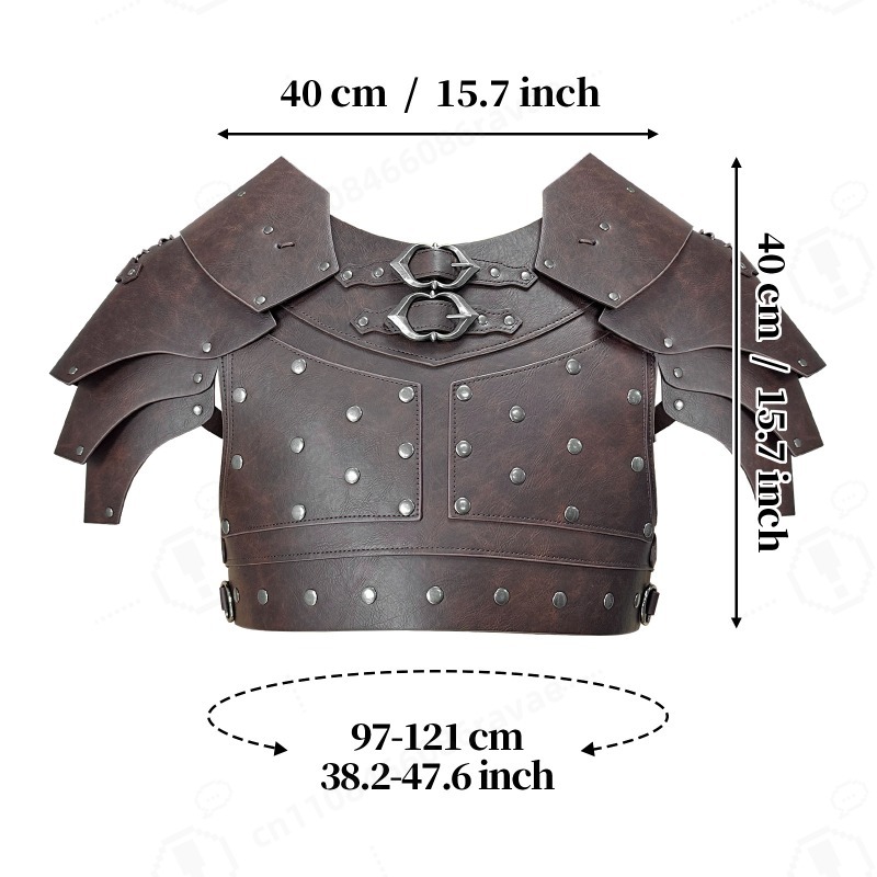 Medieval Studded Shoulder Ches - огляд і ціна Cosplay Prop