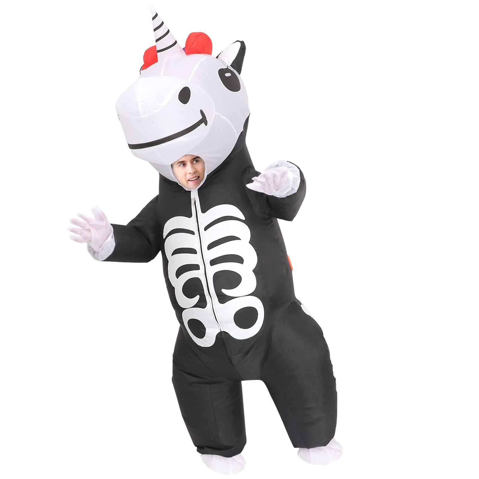 Rainbow Skeleton Unicorn Infla - огляд і ціна Cosplay Prop Business