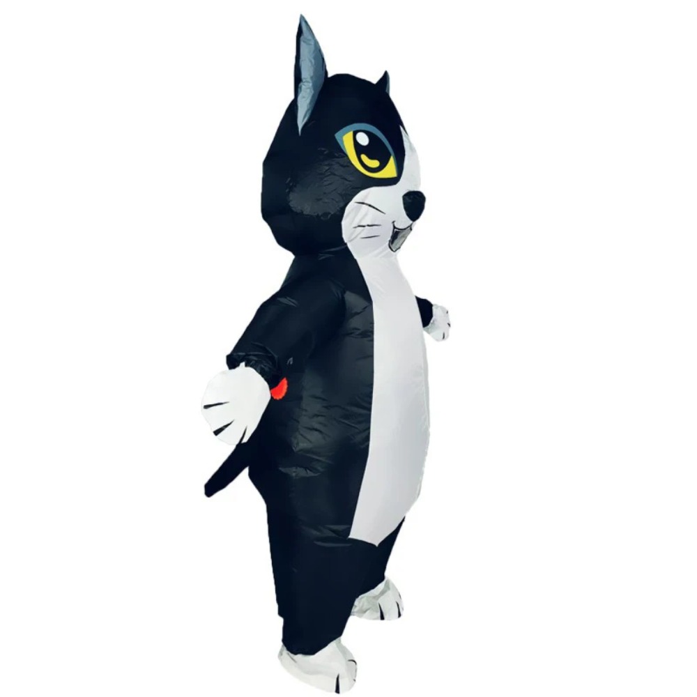 Orange Black Cat Inflatable Su - огляд і ціна Cosplay Prop Business