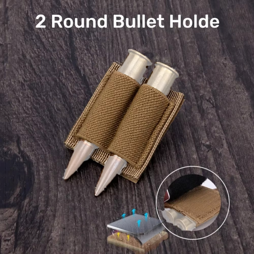 DIZETION 2-Round Bullet Holder - огляд і ціна Velcro Hook Loop