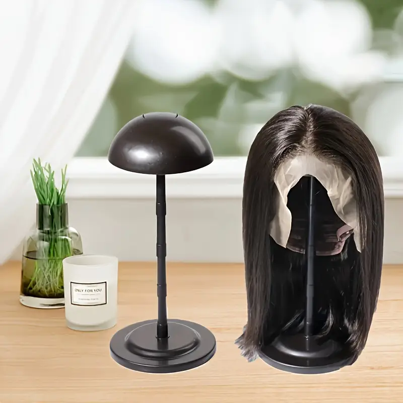Black Plastic Wig Stand For Wi - огляд і ціна Aerith Cosplay Prop