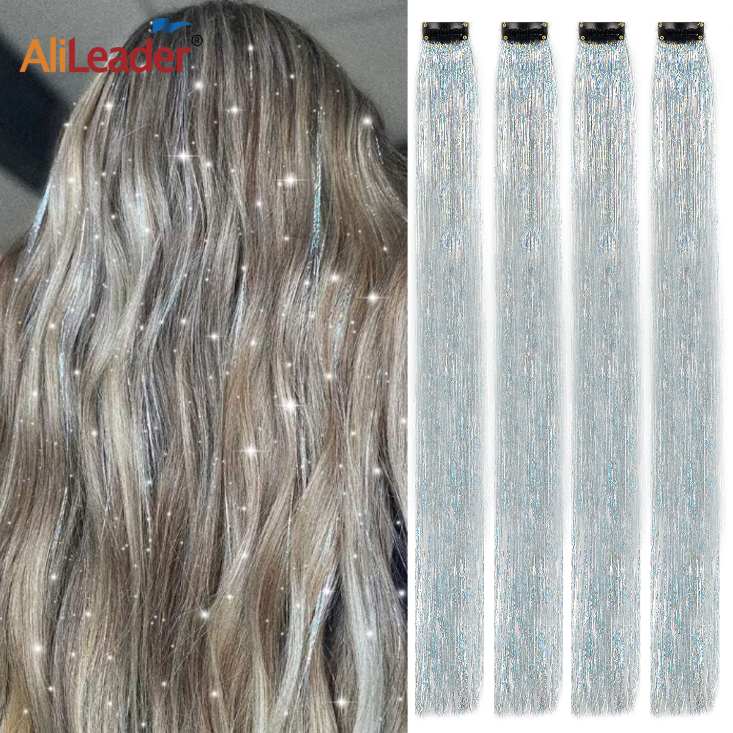 Colorful Tinsel Hair Extension - огляд і ціна Aerith Cosplay Prop