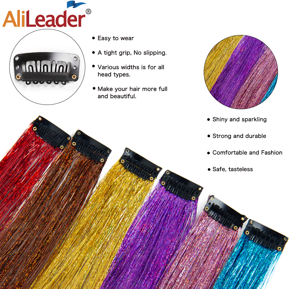 Colorful Tinsel Hair Extension - огляд і ціна Aerith Cosplay Prop