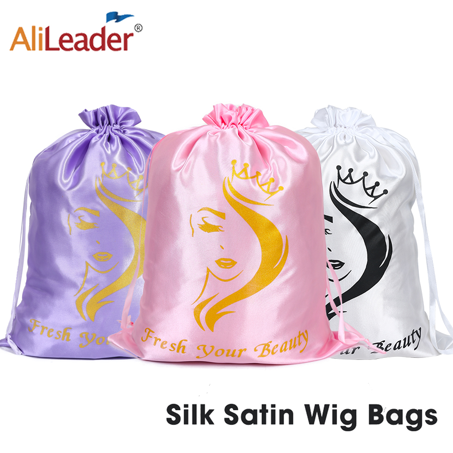 Satin Wig Bag With Drawstring  - огляд і ціна Aerith Cosplay Prop